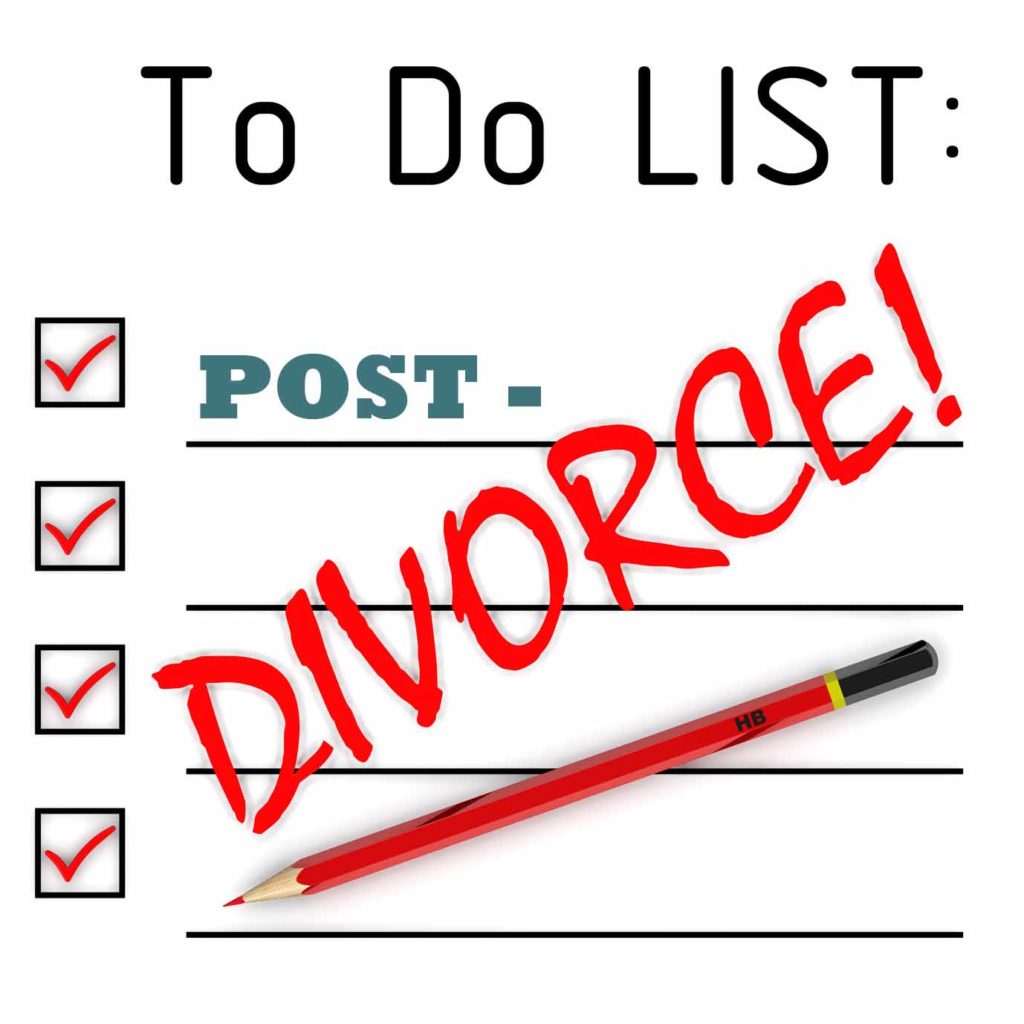 A financial checklist for divorce